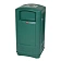 Урна напольная Rubbermaid Landmark Junior, 132.5л, зеленая, FG9P9100DGRN