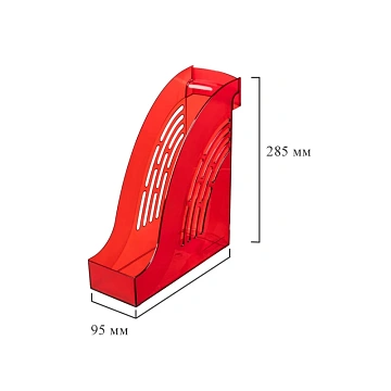 Лоток вертикальный ATTACHE 95мм Яркий Офис красный