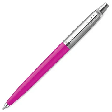 Ручка шариковая PARKER 'Jotter Orig Magenta', корпус розовый, нержавеющая сталь, блистер, синяя, 2075996