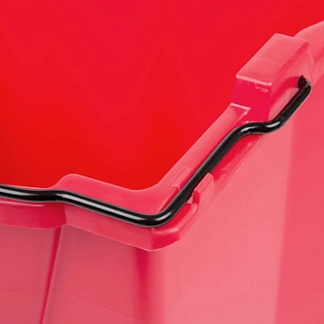 Ведро Rubbermaid WaveBrake для грязной воды, красное, FG9C7400RED