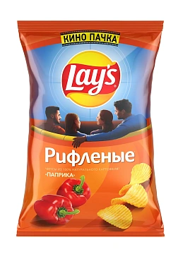Чипсы Lay's рифленые Паприка, 225г