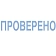 Штамп стандартных слов Trodat Printy ПРОВЕРЕНО, 38х14мм, серый, 4911