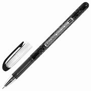 Ручка гелевая BRAUBERG 'Profi-Gel PRO', ЧЕРНАЯ, линия письма 0,4 мм, игольчатый наконечник 0,5 мм, печать на корпусе, 144124