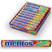 Жевательное драже MENTOS (Ментос) 'Фруктовый', 37 г, 253