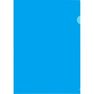 Папка уголок 180 мкмЭлементари, синий 10шт/уп Россия