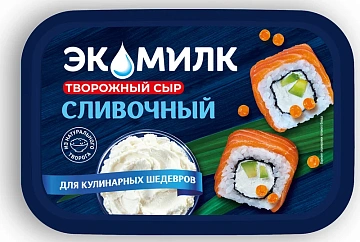 Сыр Экомилк творожный сливочный 60%, 350г