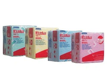 Протирочные салфетки Kimberly-Clark WypAll Х80 Plus, 30шт, 35х34см, красные, 19127