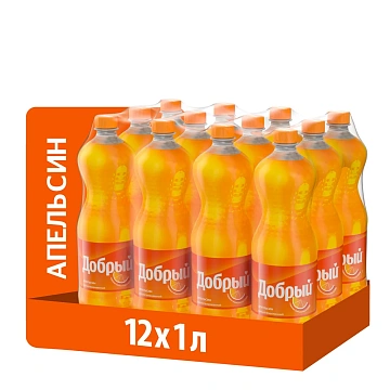 Напиток Добрый Апельсин газированный, 1л