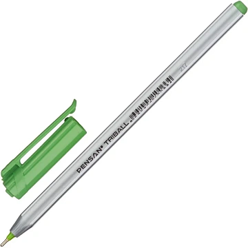 Ручки шариковые масляные PENSAN 'Triball Colored', НАБОР 8 шт., АССОРТИ, узел 1 мм, линия письма 0,5