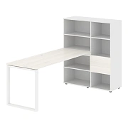 Рабочая станция EQRST 1117 Ясень Траун/Белый 2190х1120х1355 EDIS