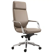 Кресло офисное BRABIX PREMIUM 'Resonance EX-755', мультиблок, алюминий, экокожа, бежевое, 532488