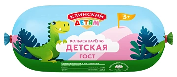 Колбаса Клинский Детская вареная, 350г