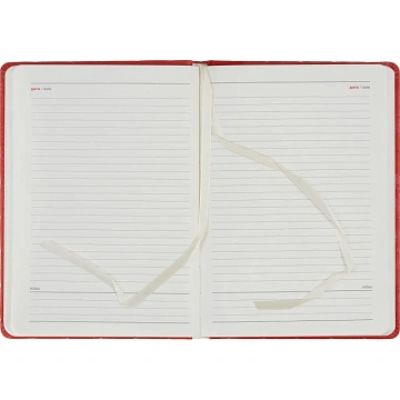 Ежедневник недатированный 140х200 мм, 192 с.  Diana I1208/red