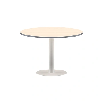 Конференц стол ПРГ-100 Клен/Белый D1000х750