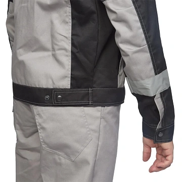 Костюм лет муж (куртка, бр) л21 сер/чер104-108/170-176