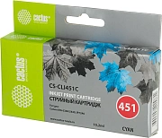 Картридж струйный Cactus CS-CLI451C голубой