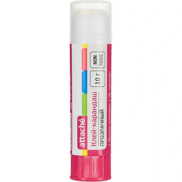 Клей-карандаш 10г Attache прозрачный