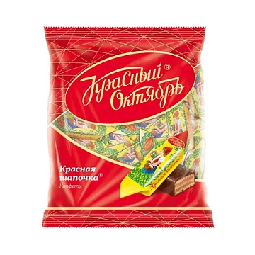 Конфеты шоколадные КРАСНЫЙ ОКТЯБРЬ 'Красная шапочка', 250 г, пакет, КО03926