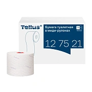 Туалетная бумага Tellus (tork) Premium T6, 2 слоя, 90м, белая, 127521/127520