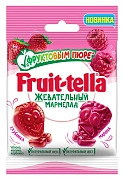 Мармелад жевательный Fruittella с пюре клубники и малины, 36г x 12 шт