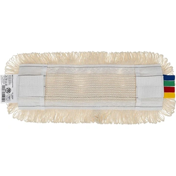 Насадка МОП плоский, 40х13 см, хлопок, ухо+карманCN3037