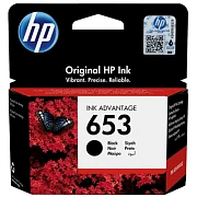 Картридж струйный HP 653 3YM75AE чер. для DeskJet Plus 6075/6475