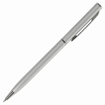 Ручка подарочная шариковая BRAUBERG 'Delicate Silver', корпус серебристый, узел 1 мм, линия письма 0,7 мм, синяя, 141401