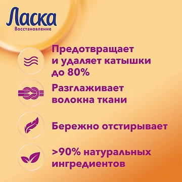 Гель для стирки Ласка Care & Repair, 3л
