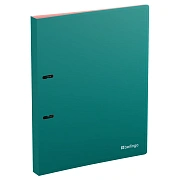 Папка на 2 кольцах Berlingo 'Soft Touch Pro' A4, 24мм, 700мкм, D-кольца, с внутр. карманом, зеленая
