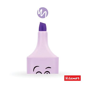 Текстовыделители Luxor 'Eyeliter Pastel' пастельный фиолетовый, 1-4,5мм