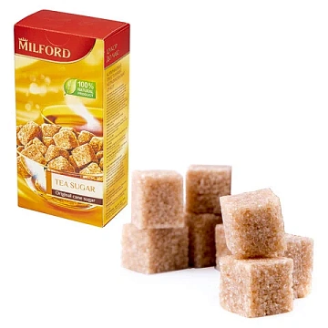 Сахар кусковой тростниковый MILFORD 0,5 кг, 979