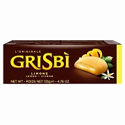 Печенье песочное GRISBI 'Limone' с лимонным кремом 135 г, ИТАЛИЯ, 21202