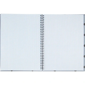 Бизнес-тетрадь А4 96л Японский Сад,Ромб,клетка,обл.тв карт,мат лам,чер.спир