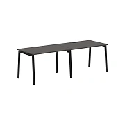 Стол 2-х местный ELWST 2380 Мокко/Черный 2326х800х750 EDIS