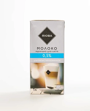 RIOBA Молоко ультрапастеризованное 0.5%, 1л x 12 шт
