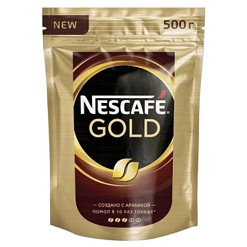 Кофе растворимый сублимированный Nescafe GOLD, 500гр