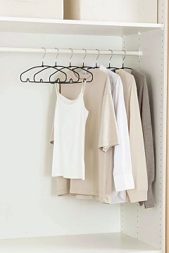 aro Плечики с выемками металлические, 12шт