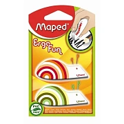 Ластик MAPED ERGO FUN цветной, фигурный, в блистере 2шт+L311