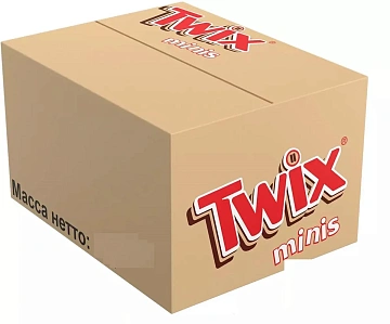 Конфеты шоколадные Twix Minis, 184г х 9 шт