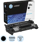 Картридж лазерный HP (CF259X) LaserJet Pro M404n/dn/dw/M428dw/fdn/fdw, №59X, оригинальный, ресурс, 10000 страниц