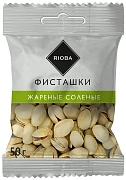 Фисташки Rioba жареные с солью, 50г
