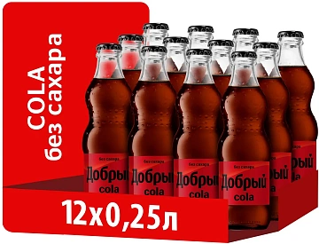 Напиток газированный Добрый Cola без сахара, 250мл