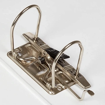 Папка-регистратор без мет.уг. 75мм,мрам ч/б,10шт,бум/бум,крам.к