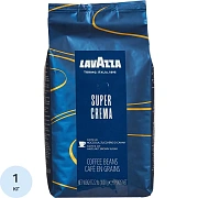 Кофе в зернах LAVAZZA 'Espresso Super Crema' 1 кг, ИТАЛИЯ, 4202