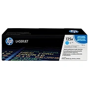 Картридж лазерный HP (CB541A) ColorLJ CP1215/CP1515N и др, №125A, голубой, оригинальный, ресурс 1400