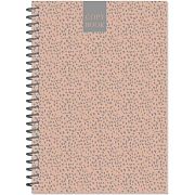 Бизнес-тетрадь А5,96л,точка,греб,обл.глянц.лам. Attache Fleur Коралл