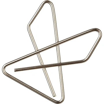 Скрепки Attache БАБОЧКА никелированные,50 м м,12 шт/уп