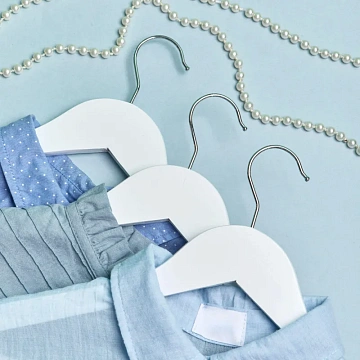 Вешалка-плечики WW_ Attache F6612NM-W3/LH001-W дер,пер,плос,р48-50бел.УП3шт