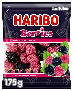 Мармелад жевательный Haribo Berries лесные ягоды, 175г