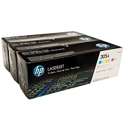 Картридж лазерный HP (CF370AM) LaserJet Pro 300 M375/M475, №305A, оригинальный, КОМПЛЕКТ 3 цвета по